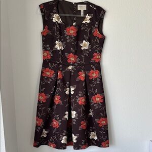 Lands End Floral Size 8 Dress